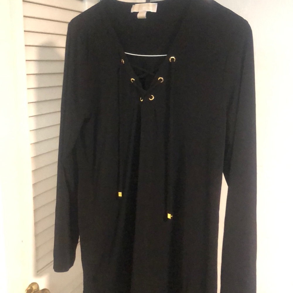 L Michael Kors Black Tunic